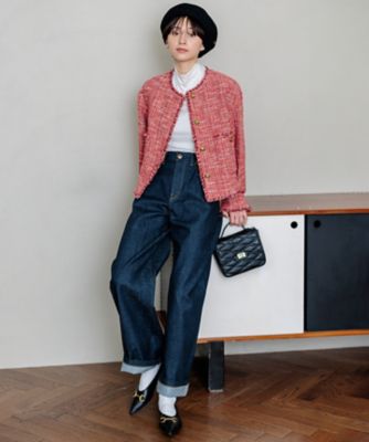 【Ｏｇｇｉ３月号掲載／新色追加／洗える】２３区ＤＥＮＩＭ　ストレッチ　ワイドパンツ（ＰＲ２３ＣＡ０２２１）