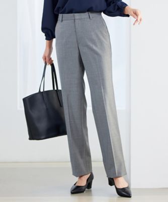 ＜23区 (Women)＞【セットアップ対応】ファインネスウール　フルレングス　　パンツ（ＰＲ２３ＳＳ０００４）