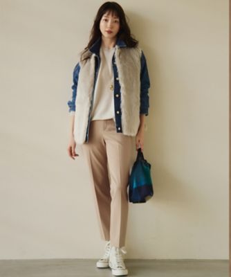 Oggi2月号掲載／新色追加】TRストレッチギャバ テーパード