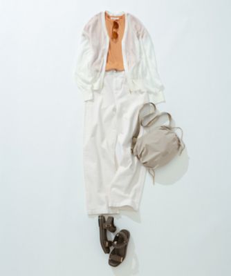 【Ｏｇｇｉ３月号掲載／新色追加／洗える】２３区ＤＥＮＩＭ　ストレッチ　ワイドパンツ（ＰＲ２６ＣＡ０２２１）