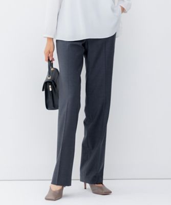 ＜23区 L (Women/大きいサイズ)＞【セットアップ対応】ファインネスウール　フルレングス　　パンツ（ＰＲ２６ＳＳ０００４）