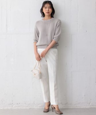 【Ｏｇｇｉ２月号掲載／新色追加】ＴＲストレッチギャバ　テーパードパンツ（ＰＲ２６ＳＷ０２１５）