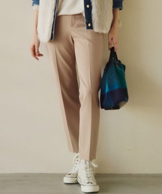 【Ｏｇｇｉ２月号掲載／新色追加】ＴＲストレッチギャバ　テーパードパンツ（ＰＲ２６ＳＷ０２１５）
