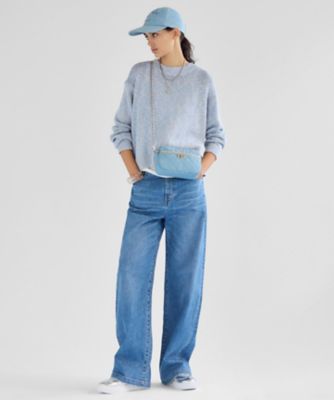【Ｏｇｇｉ３月号掲載／新色追加／洗える】２３区ＤＥＮＩＭ　ストレッチ　ワイドパンツ（ＰＲ２７ＣＡ０２２１）