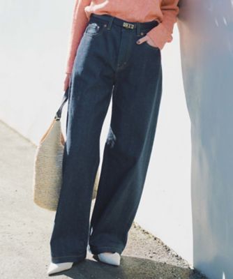 【Ｏｇｇｉ３月号掲載／新色追加／洗える】２３区ＤＥＮＩＭ　ストレッチ　ワイドパンツ（ＰＲ２７ＣＡ０２２１）