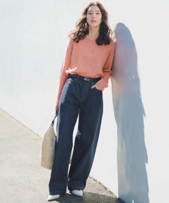 【Ｏｇｇｉ３月号掲載／新色追加／洗える】２３区ＤＥＮＩＭ　ストレッチ　ワイドパンツ（ＰＲ２７ＣＡ０２２１）