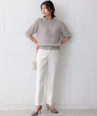 【Ｏｇｇｉ２月号掲載／新色追加】ＴＲストレッチギャバ　テーパードパンツ（ＰＲ２７ＳＷ０２１５）