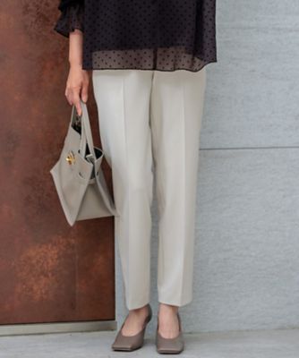 ＜23区 S (Women/小さいサイズ)＞【Ｏｇｇｉ２月号掲載／新色追加】ＴＲストレッチギャバ　テーパードパンツ（ＰＲ２７ＳＷ０２１５）