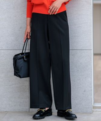 【ＣＬＡＳＳＹ．２月号掲載／洗える】ＴＲストレッチギャバ　ワイドパンツ（ＰＲ２７ＳＷ０２１６）