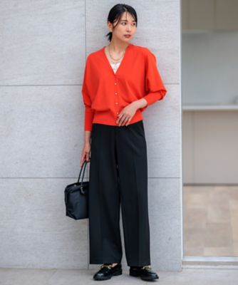 【ＣＬＡＳＳＹ．２月号掲載／洗える】ＴＲストレッチギャバ　ワイドパンツ（ＰＲ２７ＳＷ０２１６）
