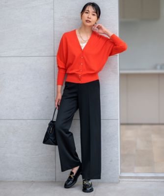 【ＣＬＡＳＳＹ．２月号掲載／洗える】ＴＲストレッチギャバ　ワイドパンツ（ＰＲ２７ＳＷ０２１６）
