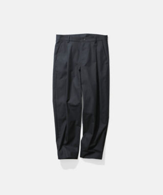 ATON・エイトン・GIZA OXFORD TAPERED PANTS・ブラック GIZA OXFORD TAPERED PANTS - WUNDER