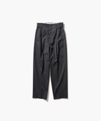 ＜ATON (Women/Men)＞ＣＯＭＰＡＣＴ　ＷＯＯＬ　｜　テーパードタッグパンツ（ＰＲＡＧＣＭ０１０６）