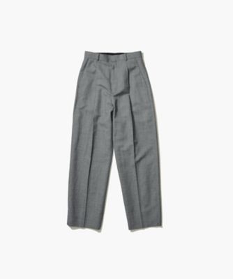 ＷＯＯＬ　ＬＩＮＥＮ　ＳＨＡＲＫＳＫＩＮ　｜　テーパードタックパンツ（ＰＲＡＧＧＭ０２１１）