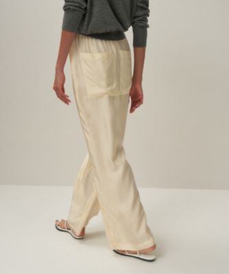 ＮＡＴＵＲＡＬ　ＤＹＥＤ　ＳＩＬＫ　ＴＷＩＬＬ　｜　イージーワイドパンツ（ＰＲＡＧＧＭ０４０３）