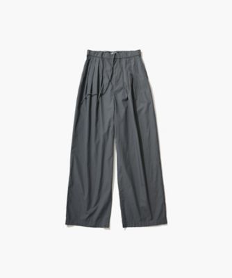 ＜ATON (Women/Men)＞ＣＯＴＴＯＮ　ＬＡＷＮ　｜　ワイドパンツ（ＰＲＡＧＧＭ０５０２）