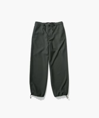ATON (Women/Men)/エイトン BACK SATIN ユーティリティパンツ - UNISEX(PRAGGW0708) カーキ パンツ・ズボン【三越伊勢丹/公式】