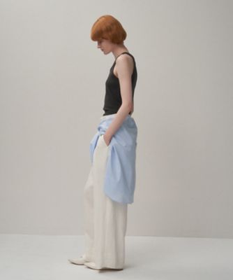 LINEN TWILL ｜ タックイージーパンツ