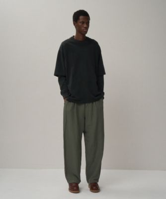 COTTON LINEN VOILE ｜ ルーズフィットパンツ