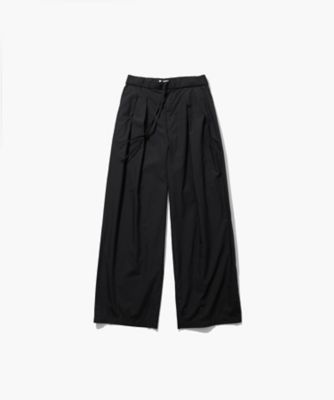 ＜ATON (Women/Men)＞ＮＡＴＵＲＡＬ　ＤＹＥＤ　ＣＯＴＴＯＮ　ＬＡＷＮ　｜　ツータックイージーパンツ（ＰＲＡＧＬＭ０４０５）