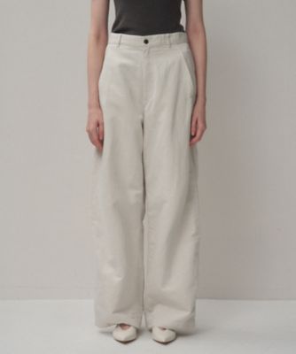 ＜ATON (Women/Men)＞ＣＯＴＴＯＮ　ＬＩＮＥＮ　ＫＡＴＳＵＲＡＧＩ　｜　ワークパンツ（ＰＲＡＧＬＭ０６０２）