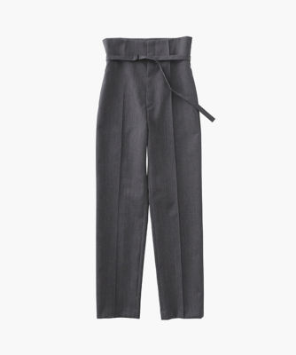 WOOL GABARDINE ｜ ハイウエストパンツ 