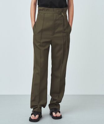 WOOL GABARDINE ｜ ハイウエストパンツ 