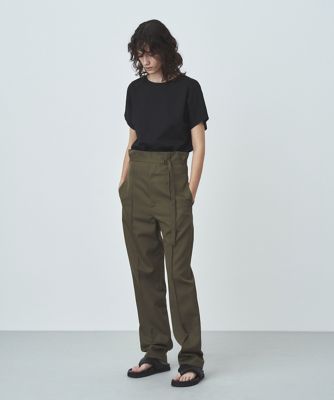 WOOL GABARDINE ｜ ハイウエストパンツ 