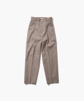Draweテーパードタックパンツ WWO きれいめポンチのタックテーパードパンツ(レディース