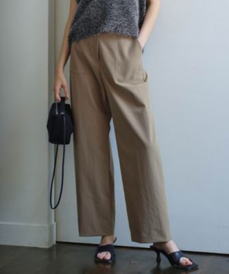 ＜ICB L (Women/大きいサイズ)＞【洗える】ストレッチピーチツイル　バレルパンツ（ＰＲＣＭＧＡ０３１５）