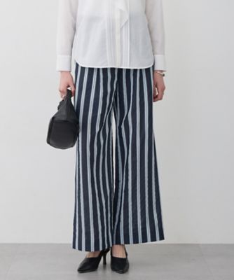 サッカードビーストライプ ワイドパンツ（PRCMLS0207