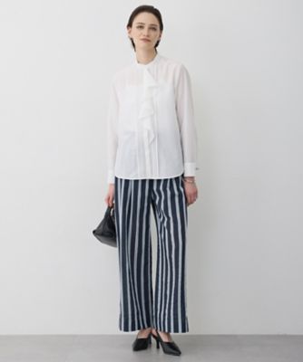 サッカードビーストライプ ワイドパンツ（PRCMLS0207