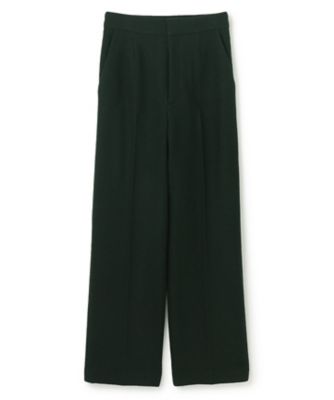 MILLAM ／ フェイクレザーパッチワイドパンツ