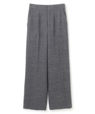 MILLAM ／ フェイクレザーパッチワイドパンツ