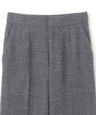 MILLAM ／ フェイクレザーパッチワイドパンツ