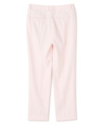 【ピンク1】モノグラムロゴ柄 ジャージー テーパード クロップドパンツ (WOMENS) ピンク1】モノグラムロゴ柄 ジャージー テーパード クロップドパンツ