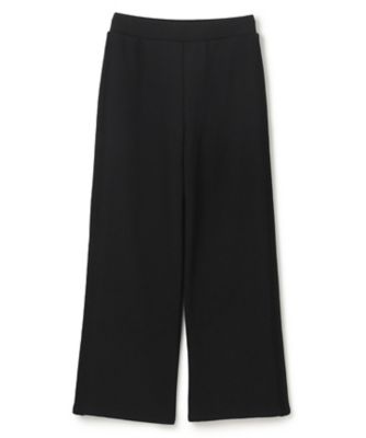 【ＢＥＩＧＥ、ｅｃｒｕ／ＷＥＢ限定・洗える】ＬＯＯＰ　ＢＡＣＫ　／　コットンワイドストレートパンツ（ＰＲＣＷＣＷ０３５０）