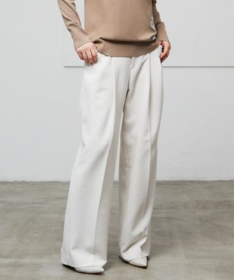 ＜BEIGE， (Women)＞【ａｎｄＧＩＲＬ　秋号掲載】ＬＡＣ　／　２ＷＡＹストレッチワイドタックパンツ（ＰＲＣＷＣＷ０４１０）