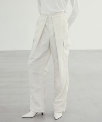 ＜BEIGE， (Women)＞【洗える】ＡＣＡＮＴＨＵＳ　／　カーヴィーシルエットカーゴパンツ（ＰＲＣＷＣＷ０６０５）