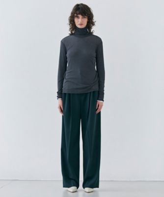 H beauty&youth ウール混ミリタリーワイドパンツ ビューティー＆ユース ユナイテッドアローズのウール ワイドパンツの