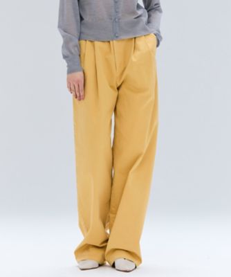 BEIGE， (Women)/ベイジ【洗える・Oggi 11月号掲載】HAMLIN/コットンストレッチ2タックワイドパンツ(PRCWGA0211) 043_コショウイロ パンツ・ズボン【三越伊勢丹/公式】