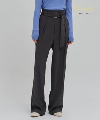 ＜BEIGE， (Women)＞【洗える】ＣＩＮＤＹ　／　ワイドパンツ（ＰＲＣＷＧＡ０７１３）