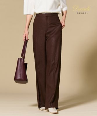 ＜BEIGE， (Women)＞ＣＡＲＯＬＥ　／　リネンライクフルレングスワイドパンツ（ＰＲＣＷＧＭ０７３０）