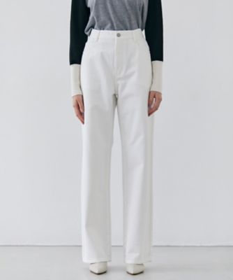 BEIGE， (Women)/ベイジ 【洗える・SPRiNG 3月号掲載】FICUS / デニムワイドストレートパンツ(PRCWGS0105)