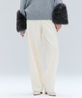 ＜BEIGE， (Women)＞ＴＥＲＮＥＳ　／　変形タックウールワイドパンツ（ＰＲＣＷＧＷ０４０９）