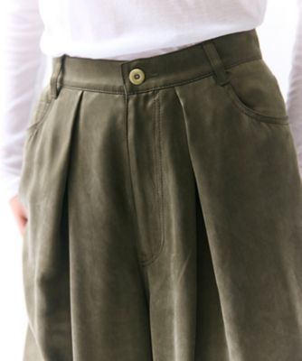 FRANKLIN ／ ドレープタックワイドパンツ