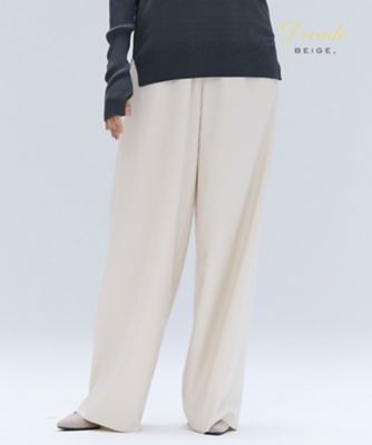 ＜BEIGE， (Women)＞【セットアップ対応】ＣＯＲＢＹ　／　ウールイージーワイドパンツ（ＰＲＣＷＧＷ０７３３）