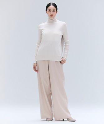 nude トレンチワイドパンツベージュ ベストストア Beststore ワイドパンツ スラックスパンツ ハイ