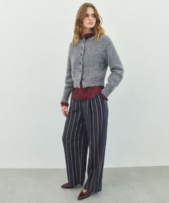 PALMER ／ ストライプ2タックワイドパンツ