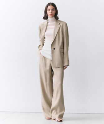 MICA ／ リネンブレンドイージーワイドパンツ